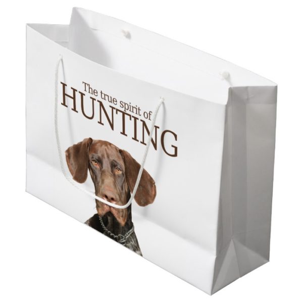 Glossy Grizzly true spirit of hunting Large Gift Bag