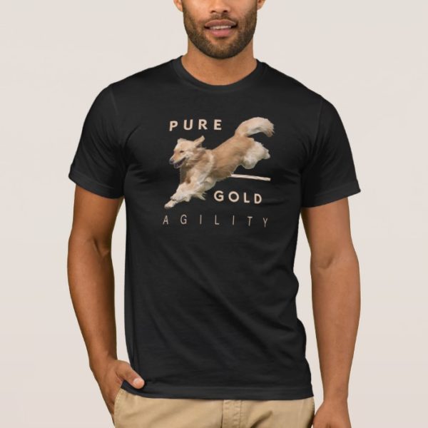 Golden Retriever Agility T-shirt 'PureGold'
