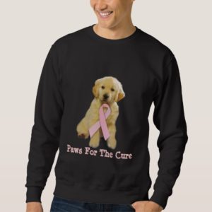 Golden Retriever Breast Cancer Unisex Sweatshirt