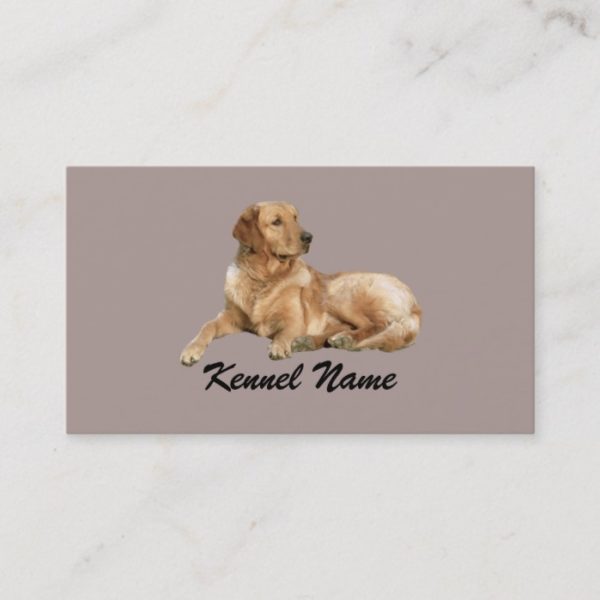 Golden Retriever Breeder Business Card