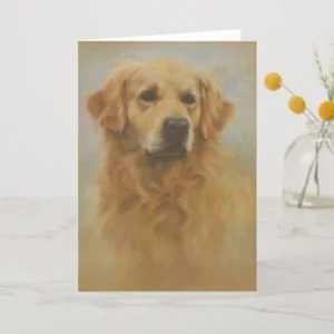 Golden Retriever Card