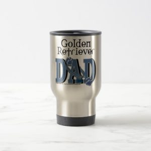 Golden Retriever Dad Travel Mug