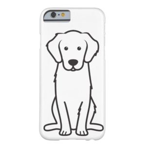 Golden Retriever Dog Cartoon Case-Mate iPhone Case