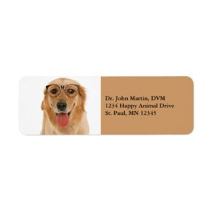 Golden Retriever Golden Lab Dog Address Labels