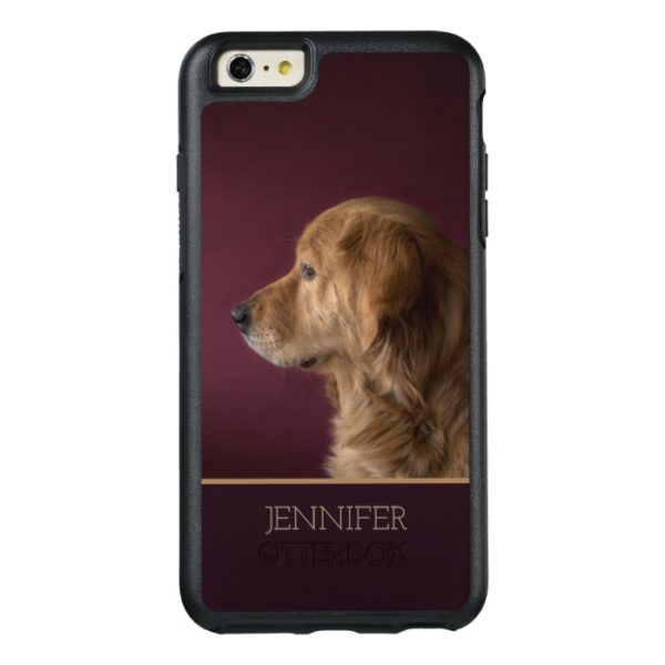 Golden Retriever Personalized Name | Dog OtterBox iPhone Case