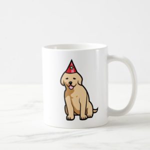 Golden Retriever Puppy Birthday Coffee Mug