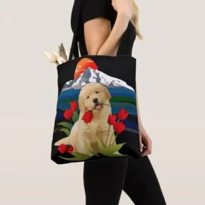 Golden Retriever Puppy Tote