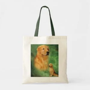 Golden Retriever Spencer Tote Bag