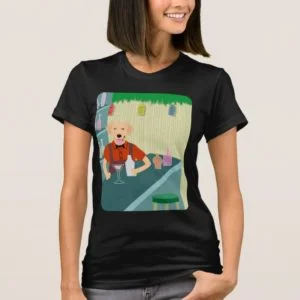 Golden Retriever Tiki Bar T-Shirt