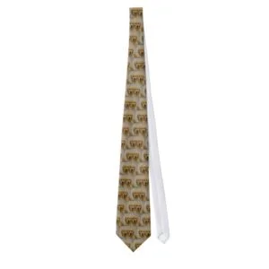 Golden Retriever Twins Necktie