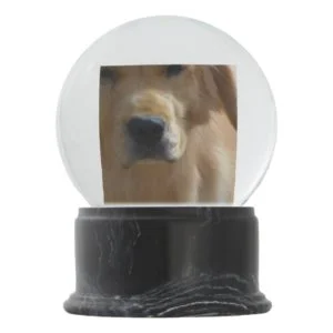 Gorgeous Golden Retriever Snow Globe