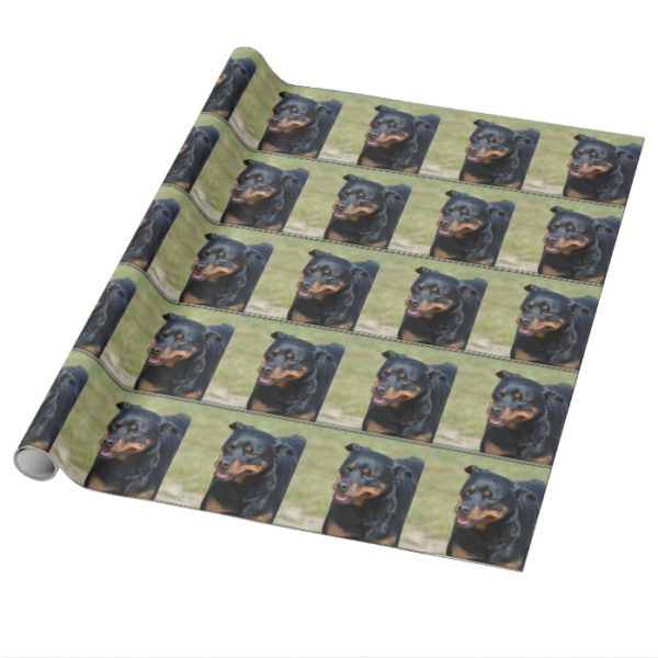 Guileless Rottweiler Wrapping Paper