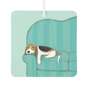 Happy Couch Beagle Air Freshener