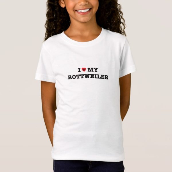 I Heart My Rottweiler T-Shirt