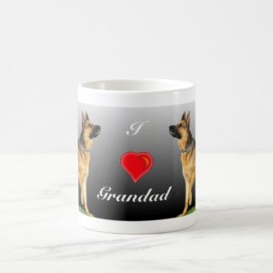 I (heart) Personalised German Shepherd Coffee Mug