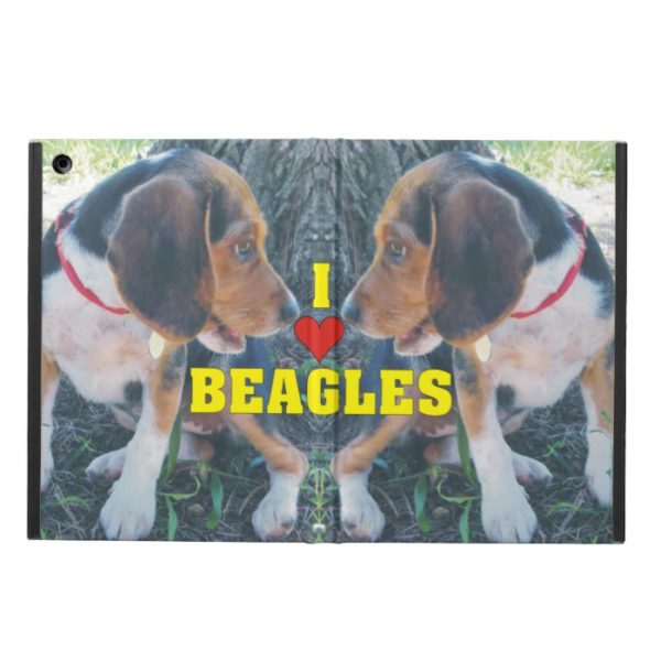 I Love Beagles Beagle Puppies Cover For iPad Air