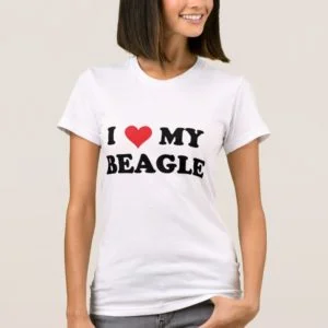 I Love My Beagle T-Shirt