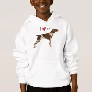 I Love my German Shorthaired Pointer Hoodie