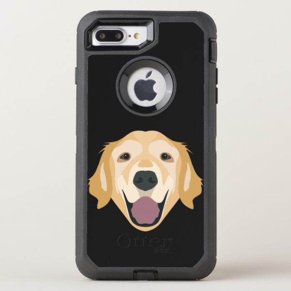 Illustration Golden Retriever OtterBox iPhone Case