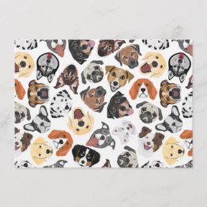 Illustration Pattern sweet Domestic Dogs
