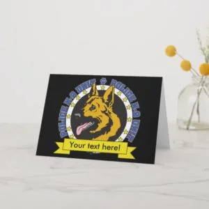 K9 German Shepherd Card