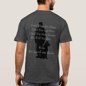 K9 search and rescue T-Shirt