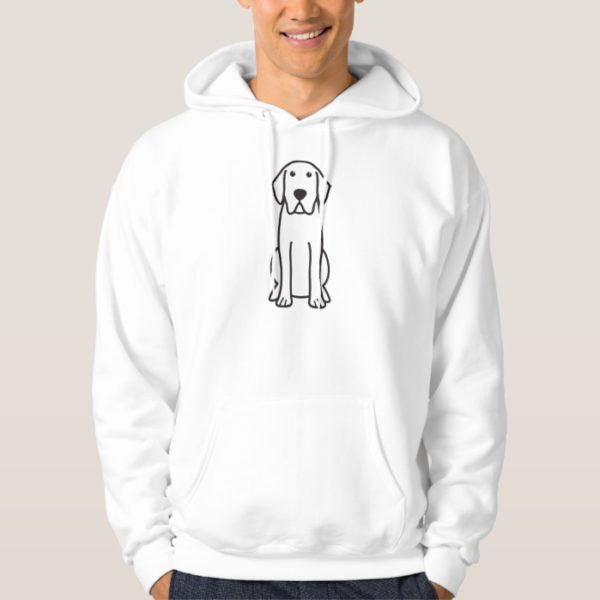 Labrador Retriever Dog Cartoon Hoodie