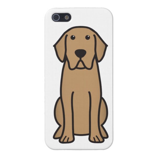 Labrador Retriever Dog Cartoon iPhone Case