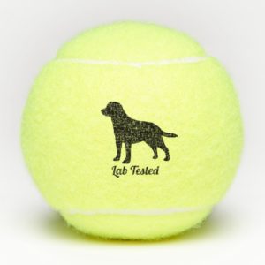 Labrador Retriever Your Text Tennis Balls