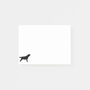 Labrador Retriver hunting dog Silhouette Post-it Notes