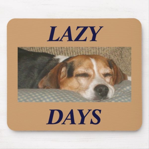 Lazy Beagle Mouse Pad
