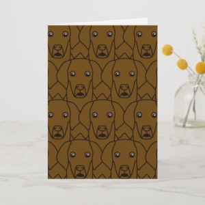 Liver German Shorthaired Pointers Card