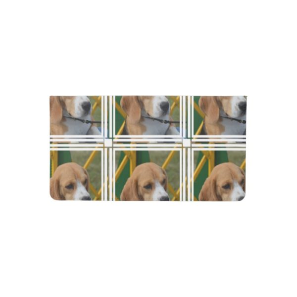 Lovable Beagle Checkbook Cover