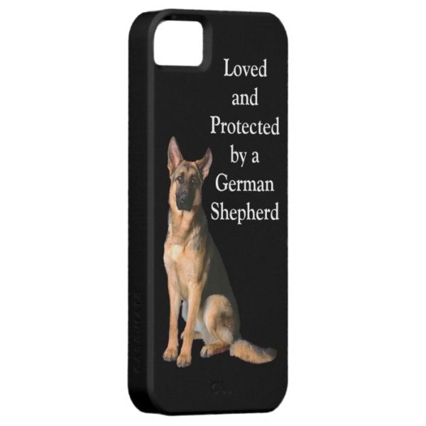 Loved & Protected by a German Shepherd Case-Mate iPhone Case