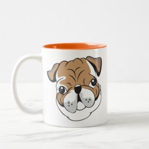 Mug with print of Bulldog