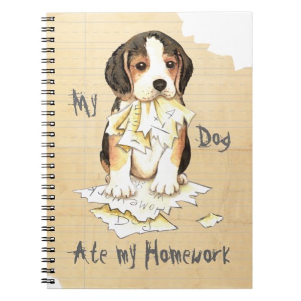 My Beagle Ate My Homework Notebook