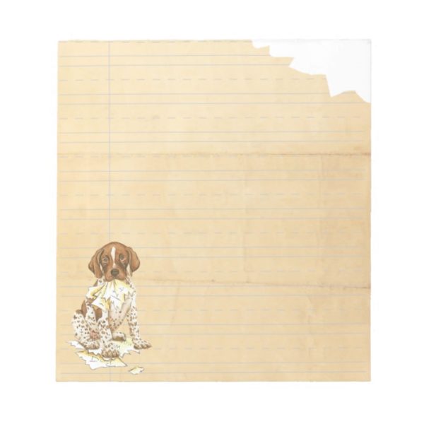 My German Shorthaired Pointer Ate My Homework Notepad