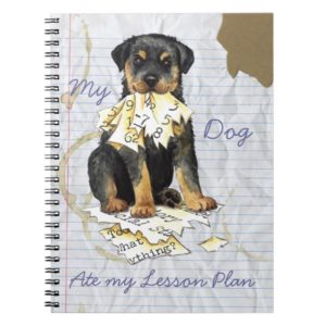 My Rottweiler Ate My Lesson Plan Notebook