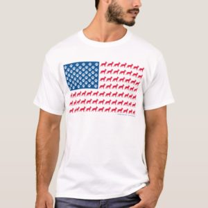 Patriotic German Shepherds T-Shirt