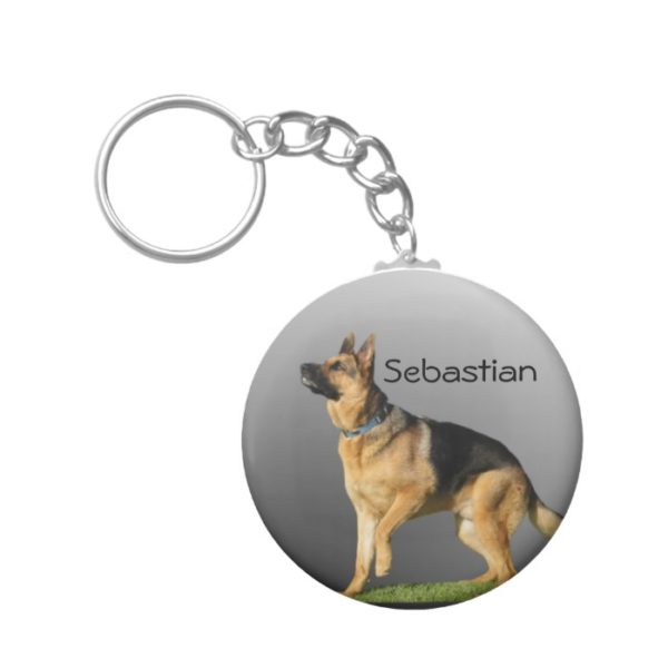 Personalised German Shepherd Keychain