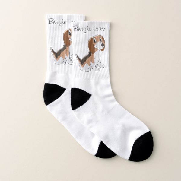 Personalized Beagle Design Socks