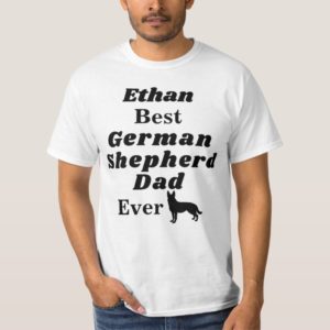 Personalized Best German Shepherd Dad Ever T-Shirt