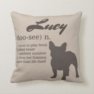 Personalized Dog Pillow - Dog Lovers Gift