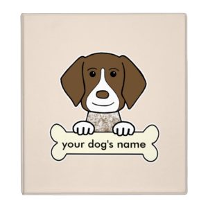 Personalized German Shorthaired Pointer 3 Ring Binder