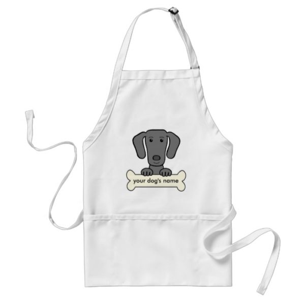Personalized Weimaraner Adult Apron