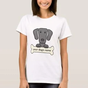 Personalized Weimaraner T-Shirt