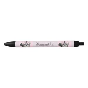 Pink Personalized Yorkshire terrier pen