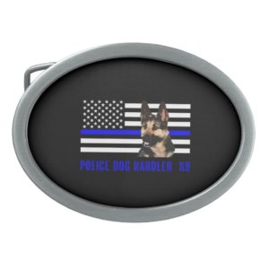 Police Dog Handler Belt Buckle