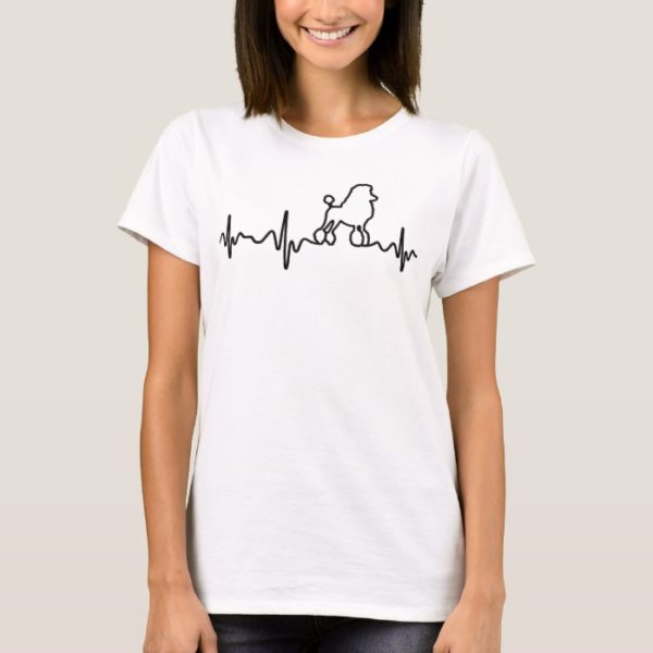Poodle Heartbeat T-Shirt