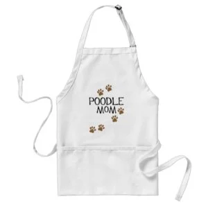 Poodle Mom t-shirts & gifts Adult Apron